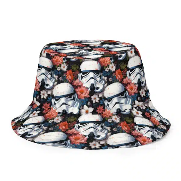 Stormtrooper Flower Power / Yoda's Minis-Me - Reversible bucket hat