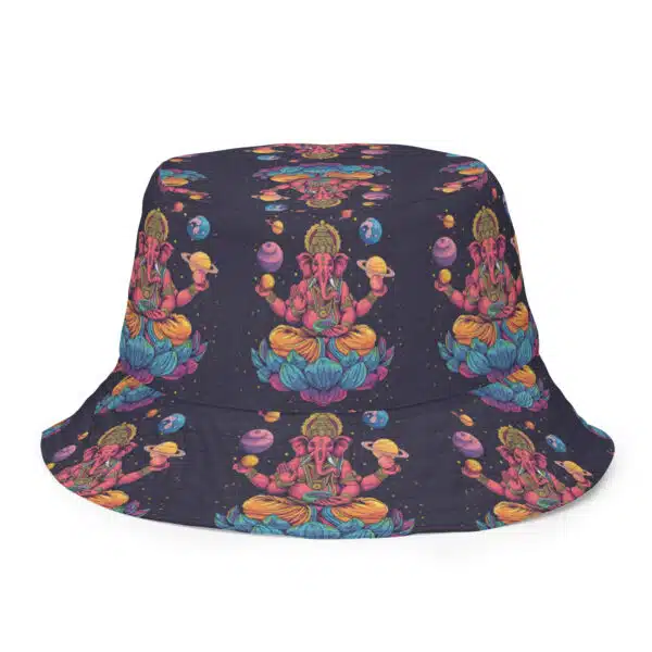 PurpleSoul Spinners: Tie Dye and Divine Play - Reversible bucket hat