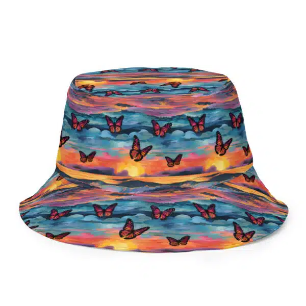 SunKissed Monarch - Reversible bucket hat