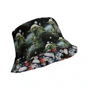 Stormtrooper Flower Power / Yoda's Minis-Me - Reversible bucket hat