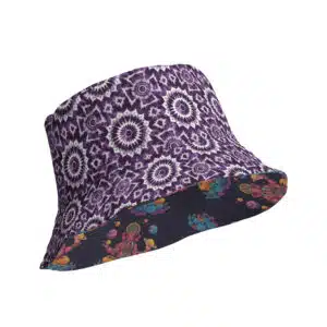 PurpleSoul Spinners: Tie Dye & Divine Play - Reversible bucket hat