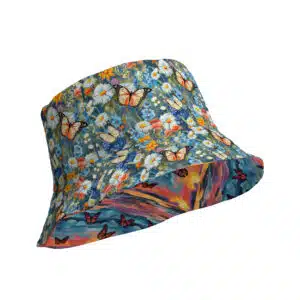 SunKissed Monarch - Reversible bucket hat