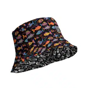 Fish Fantasia - Reversible bucket hat