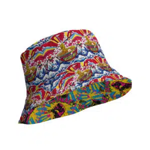 PopArtPulse - Reversible bucket hat
