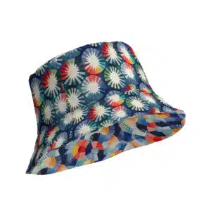 Orphics Shibori - Reversible bucket hat