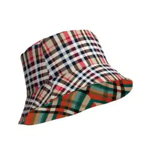 BurberryTribute: Albers Check Flip - Reversible bucket hat