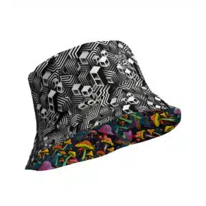 Twofold Illusion - Reversible bucket hat
