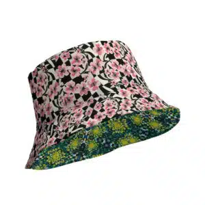 FloralFusion Elegance - Reversible bucket hat
